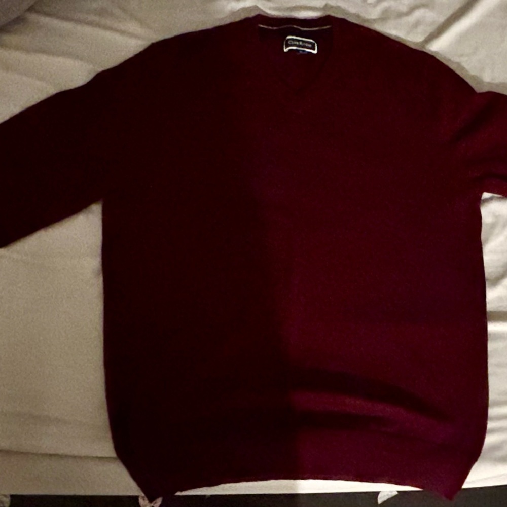 Club Room Burgundy Crewneck Sweater
